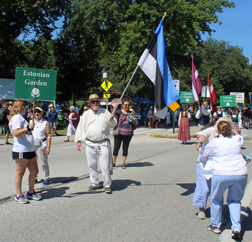 Estonian Garden in the Parade of Flags